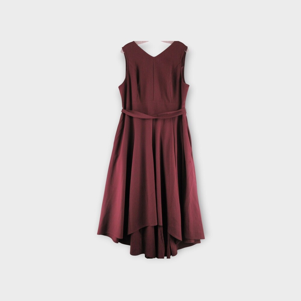 Lane Bryant Lena High-Low Fit and Flare Dress Size 16 elevated refined timeless